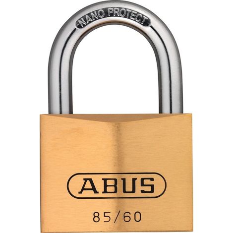 ABUS Vorhangschloss 85/60 Messing massiv