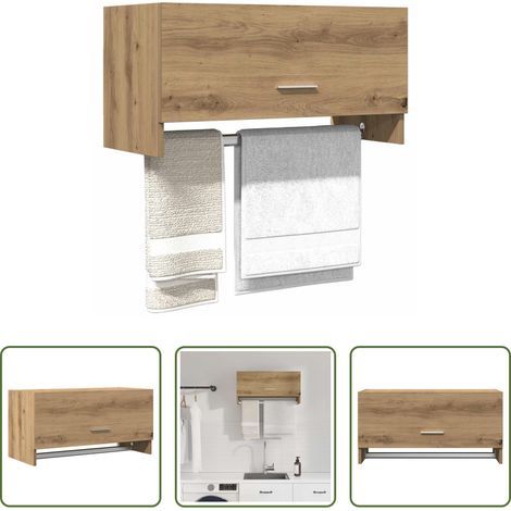 Kleiderschrank Eiche -  Kleiderschrank Artisan-Eiche 70x32,5x35 cm Holzwerkstoff (1/5)