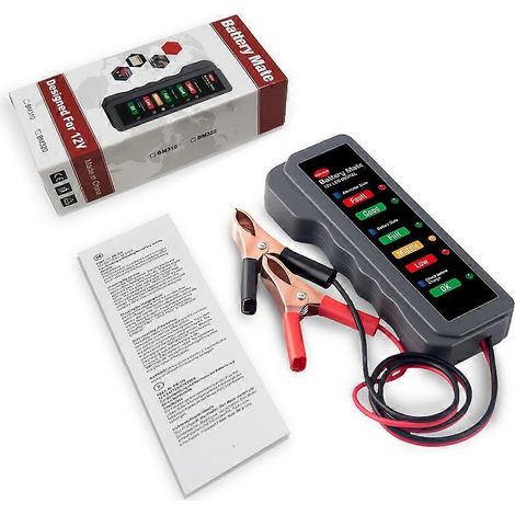 Testeur de batterie automobile BM310 BM410, rapide et sûr, 12 V 24 V, outil de test automobile numérique, diagnostic de charge par démarreur PK BST100 (BM 310) (1/5)