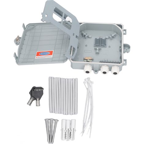 Boîte de distribution de fibres optiques, séparateur optique étanche à 8 cœurs pour l'intérieur et l'extérieur (1/5)
