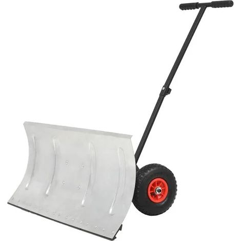 Chasse-neige manuel, avec roues, dimensions 100 x 44 cm (1/5)