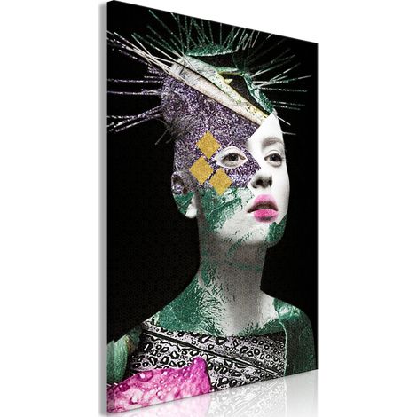 Quadro - Colourful Portrait (1 Part) Vertical - 40x60 (1/4)