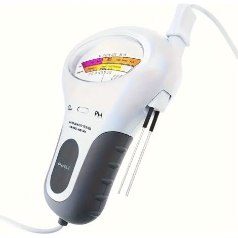 Testeur Numérique Portable pour Piscine et Aquarium - Mesure Précise du pH et du Chlore, Analyse de la Qualité de l'Eau Facile et Rapide (1/4)