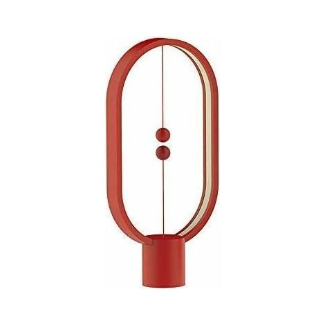 LAN Lampe Balance Magnétique Lampe De Bureau Créative LED Veilleuse Décoration Salon Chambre Lumière LED - Plastique - Rouge, 200x400mm (1/4)