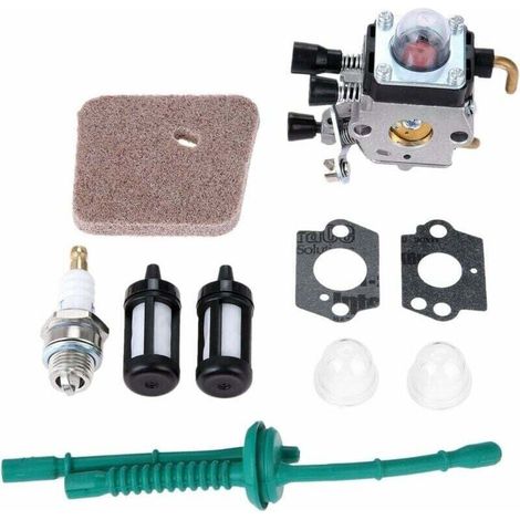 Kit de carburador y línea de combustible para desbrozadora STIHL FS55 FS55R FS55C FS55RC FS55T FS46 FS46C FS45 FS45C csparkv-eu. (1/5)