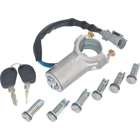 [NON UTILIZZATO] Kit di riparazione dell'interruttore di accensione, cilindro di accensione, serratura, 2 chiavi per Iveco Daily 2000-2006 2992551 2991727