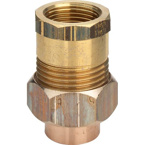 Viega Racor de transición, d 28mm, Rp 1 Bronce rojo, latón Modelo 94340G, 103002