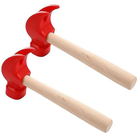 2-teiliges Spielzeughammer-Set mit Holzgriff