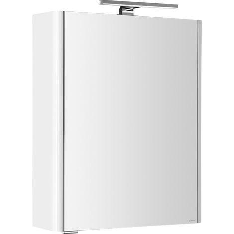 Armoire à miroir LUCIE incl. Lumière LED, 55x70x17cm, blanc (1/5)