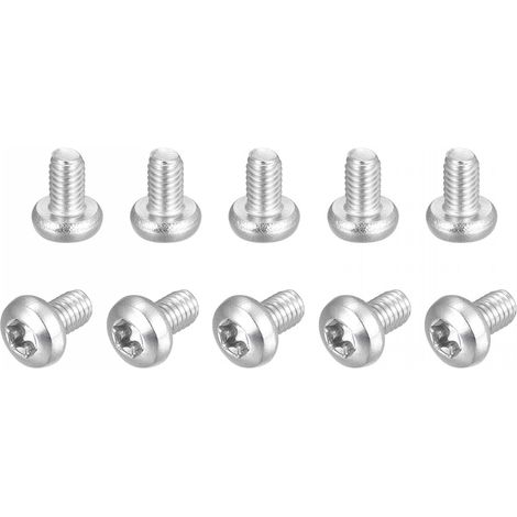 20pcs M4x6mm Torx Sécurité Machine Vis 316 Inox Acier (1/5)