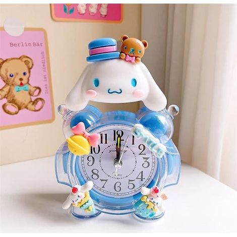 Réveil Sanrio Hello Kitty My Melody Cinnamoroll, minuteur de cuisine kawaii anime, mini réveil, décoration pour salon, cadeau Cinnamoroll (1/3)