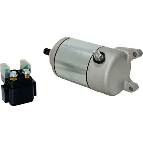 3HW-81800-00 18757 Démarreur, démarreur à couple élevé adapté au moteur Yamaha ATV Grizzly 350, spécifications d'usine d'origine, stable et fiable. (1/5)