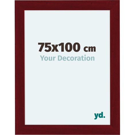 yd. - Cadre photo 75x100 - Vin Rouge Patine - MDF - Como (1/5)