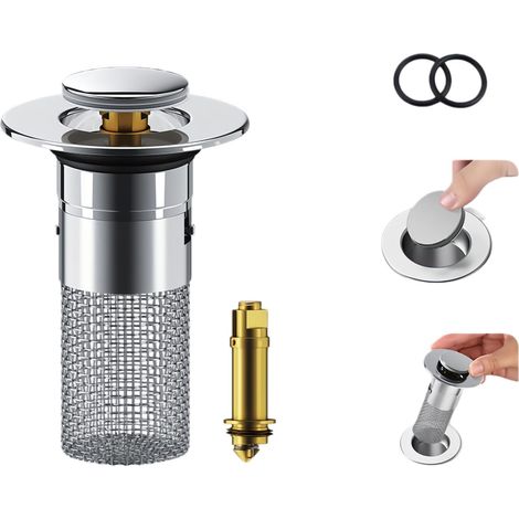 Universal Ablaufventil Abflussfilter für Spüle Küchenzubehör (1/5)