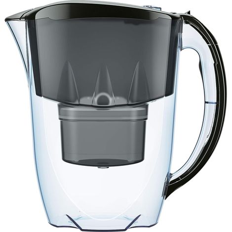 Caraffa filtrante Aquaphor Jasper da 2,8 l + 1 cartuccia, nera (1/5)