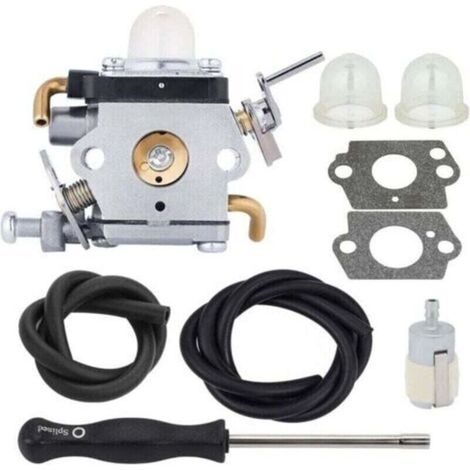 Carburateur avec joint Tuyau d'essence Bougie d'allumage pour , XU,Husqvarna 122LD 122C Coupe-bordure Remplace 581734301 574386701 - (1/4)