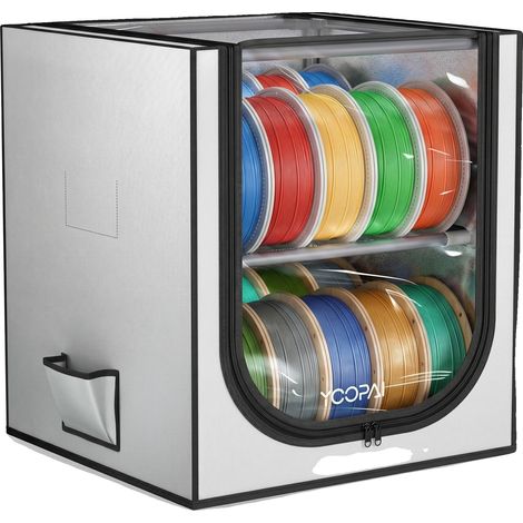 Organizador de filamentos, diseño impermeable, gran capacidad, 20 fundas de tela. (1/2)