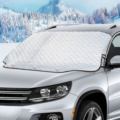 Copertura per parabrezza auto, protezione magnetica per parabrezza invernale, parasole universale per parabrezza auto. (1/4)