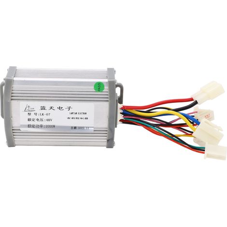 Contrôleur de vitesse pour moteur à balais 1000W 48V, adapté à la modernisation des moteurs à balais pour vélos/scooters électriques. (1/5)