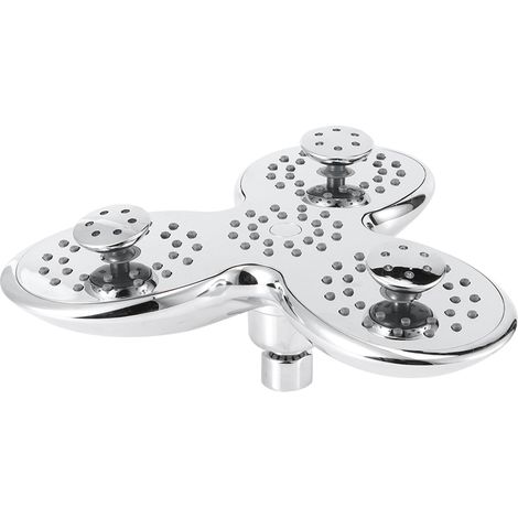 Soffione doccia a pioggia regolabile, spruzzatore superiore G1/2 pollice, installazione nascosta, accessori per il bagno (1/5)