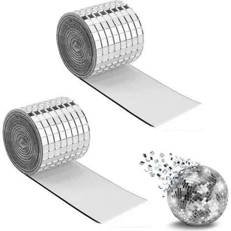 3200 pièces Carrelage Miroir Mosaïque Carré,5 x 5 mm Autocollant Mosaique Verre Feuilles de mosaïque autocollantes en verre pour le bricolage, la décoration d'intérieur fabrication de cartes (1/5)
