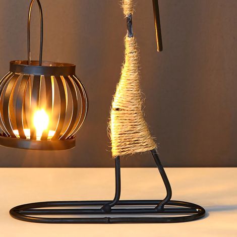 Bougeoir créatif et personnalisé de style européen, décoration de table de restaurant de style nordique, décoration de comptoir de bar, ornement, bougeoir de style A (1/5)