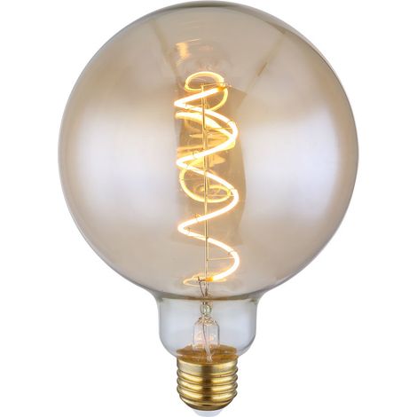 E27 Filament LED - 4 Watt, 200 Lumen, warmweiß, Ø12,5cm - extern dimmbar (1/5)
