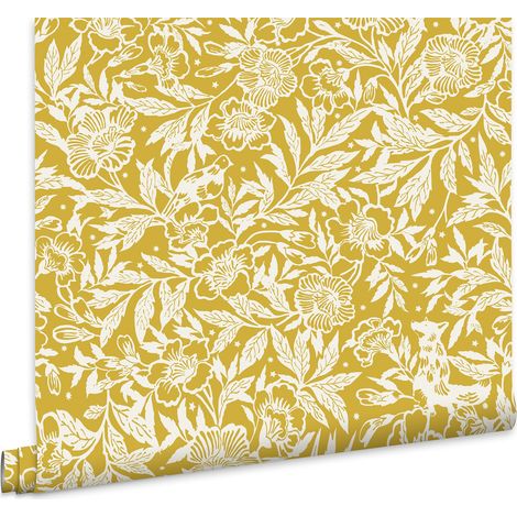 Joules Vliestapete Twilight Ditsy Antique Gold 10mx52cm