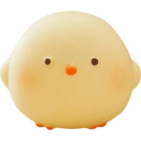 Veilleuse Poussin En Silicone - LED Réglable En Intensité - Rechargeable Par USB - Pour Chambre D Enfant - 1 Pièce (1/3)