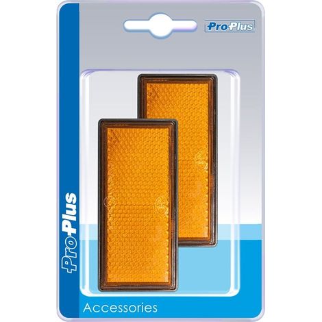 Reflector mbar 85x39mm autoadhesivo con placa base 2uds en ampolla