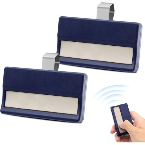 Telecommande Radio pour Porte de Garage, Compatible avec Chamberlain LiftMaster 4335E, 433,92MHz avec 4330E, 4332E, 4333E, 4335E,Lot de 2