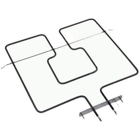 Élement chauffant haute performance de 1400 W, 230 V, dimensions 43,5 × 36,6 cm, compatible avec fours électriques – remplacement pour pièce défectueuse (1/3)