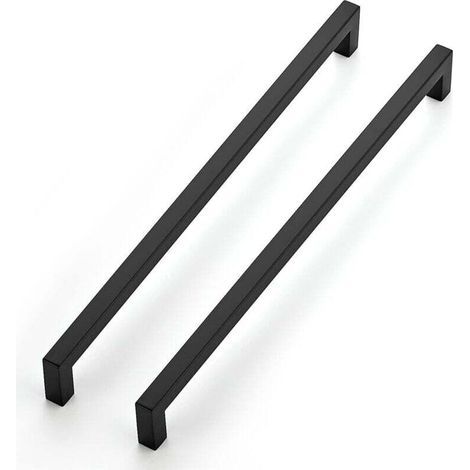 (2er-Set) Schwarze Möbelgriffe, 320 mm, für Küchenschränke, Schubladengriffe, Türgriffe für Küchenschränke (1/4)