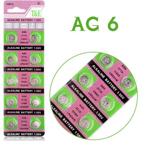 KK8 10 x Alkaline-Batterie L921F AG6 LR69 Batterien