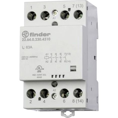 Finder 22.64.0.024.4717 Installationsschütz 3 Schließer, 1 Öffner 24 V 1 St.