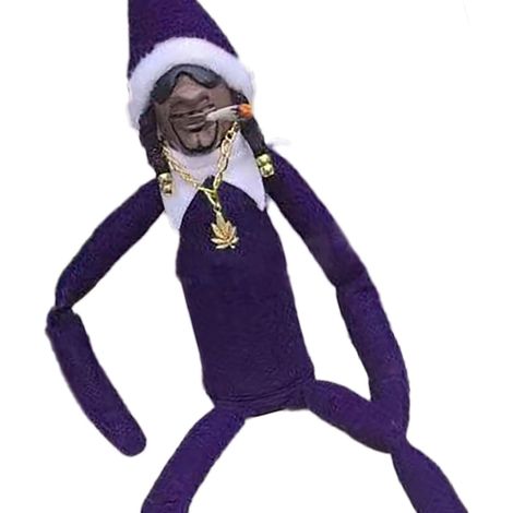 Poupée elfe de Noël de 25 cm en résine, peluche, ornement de Noël pour la maison, les fêtes et les festivals, violet, type C (1/5)