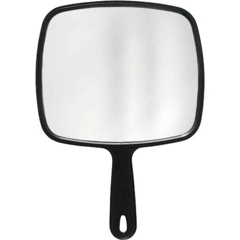 Miroir À Main - 18 Cm Diamètre - Poignée Ergonomique - Pour Coiffure Maquillage Examen Dentaire - 1 Pièce (1/5)
