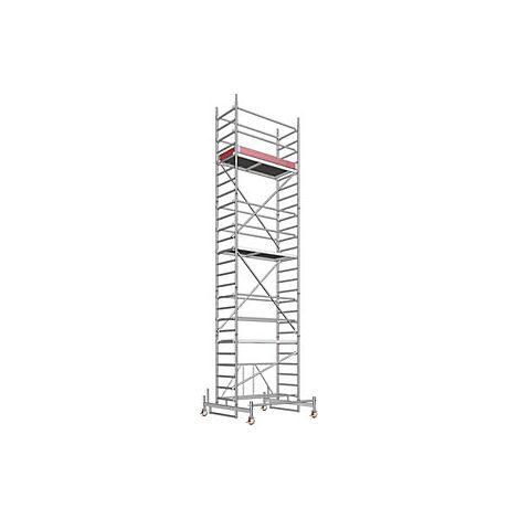 Andamio plegable de aluminio ZIFA  plataforma de 1,80 x 0,75 m 