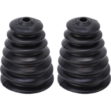 Lot de 2 housses anti-poussière en caoutchouc pour perceuse et marteau électrique, collecteur de poussière flexible, dispositif anti-poussière noir (1/5)