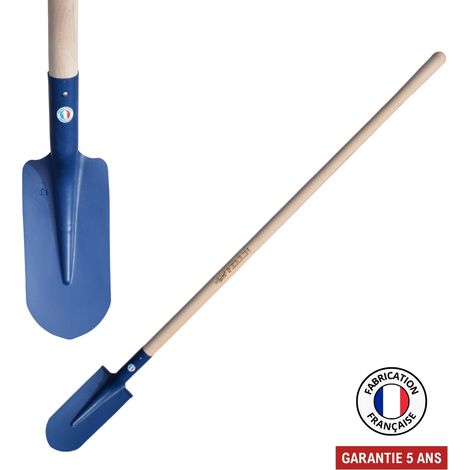 Pala da forgiatura da 13 cm – manico da 130 cm, certificata PEFC – attrezzo movimento terra OUTILS PERRIN