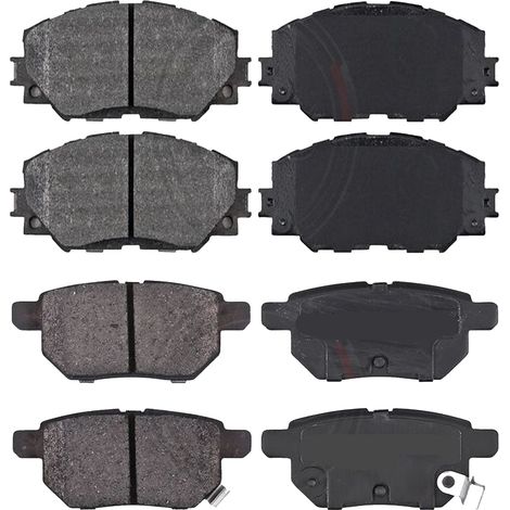 KIT PASTIGLIE FRENO ANTERIORI E POSTERIORI compatibile con VW ATLAS (CA1) / PASTIGLIE FRENANTI AUTO OEM P 85 176,P 85 124 / SOSTITUZIONE DIRETTA / BASSA POLVERE / SILENZIOSO