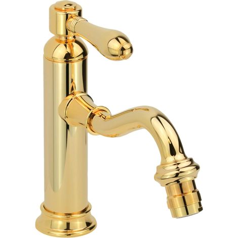 Miscelatore monocomando per bidet modello retrò colore oro Gattoni Oxford 3150/31D0  Oro
