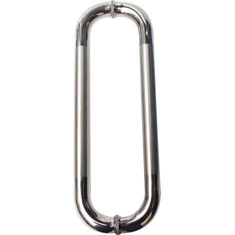 Türgriff für Duschabtrennung, poliertes Edelstahl-Finish, Haltegriff für Glastüren im Zuhause, Badezimmer, Knauf, Handtuchhalter, Türgriff für Drücken und Ziehen hintereinander (Size : 275mm) (1/5)