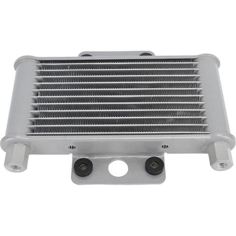 Radiateur refroidisseur d'huile de transmission adapté aux motos de 50 à 250 cm³, aux motos tout-terrain et aux véhicules tout-terrain radiateur moteur en aluminium. (1/5)