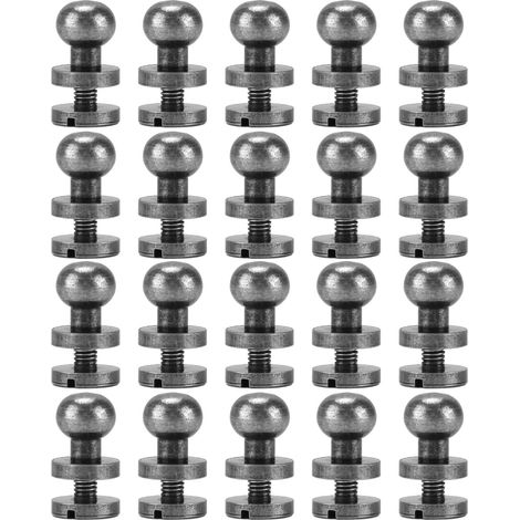 Rivets de moine, vis à tête ronde en laiton, accessoires de quincaillerie pour sacs et bijoux, 10 x 8 mm