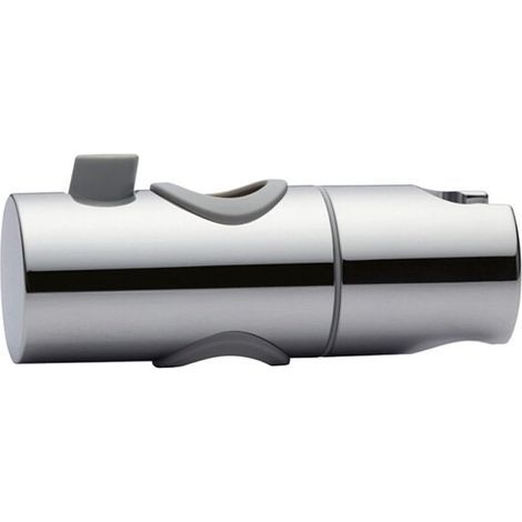 Soporte de altura regulable para cabezal de ducha con barra deslizante, soporte para cabezal de riel, soporte para ducha de mano, soporte para cabezal de ducha giratorio de 360 grados, acabado cromado (1/5)