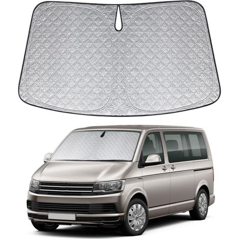 Sonnenschutz Frontscheibe für VW T5 T6, 6-lagig, UV-Schutz, faltbar (1/5)