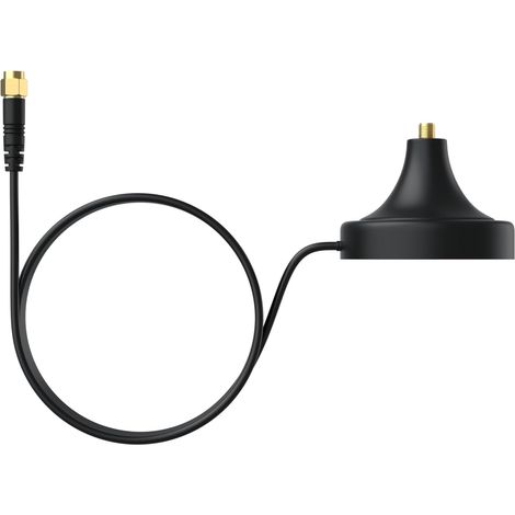 Câble d'Extension d'Antenne WiFi avec Connecteur RP SMA Mâle vers Femelle, Base Magnétique, Câble de 3m, Conçu pour Les Caméras WiFi et Caméras à Batterie avec Antennes Externes (1/4)