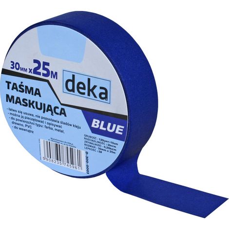 Cinta de pintor azul 30 mm x 25 m - D-300-0003