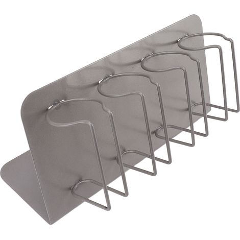 Support de rangement professionnel à quatre emplacements en acier inoxydable pour tondeuse à cheveux électrique
